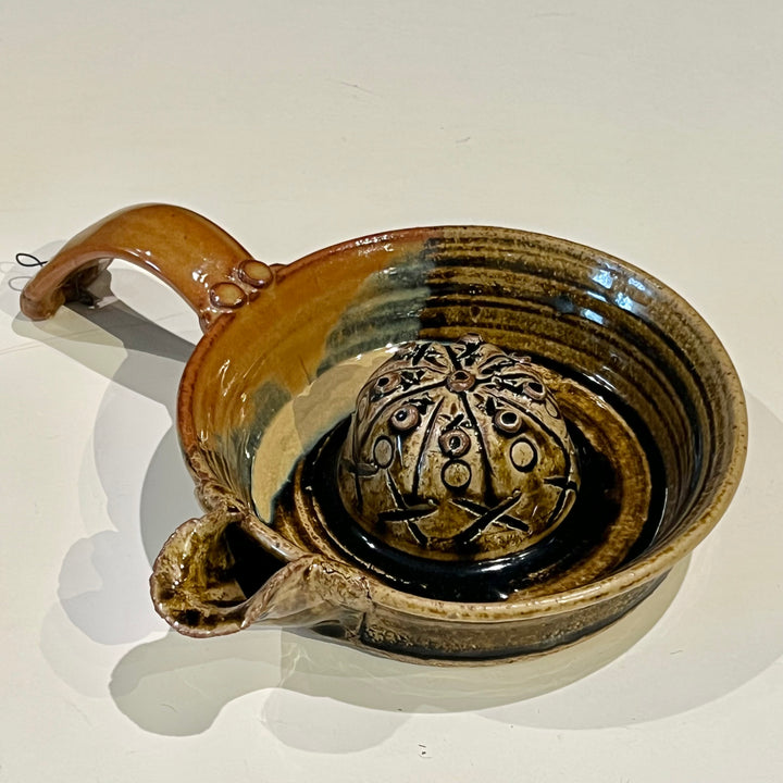 Studio Pottery Ceramic Juicer w/Handle