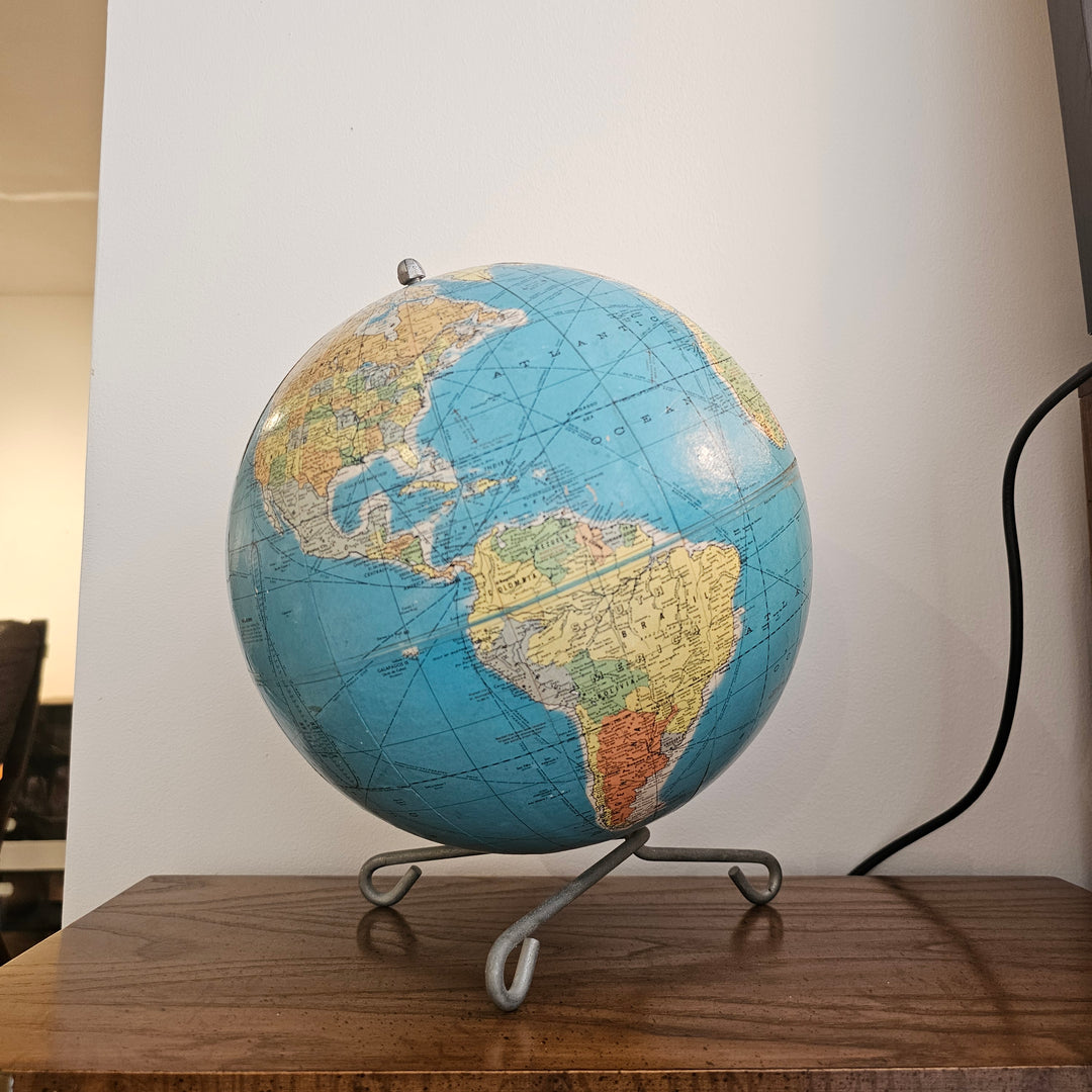 Vintage Table Top Globe
