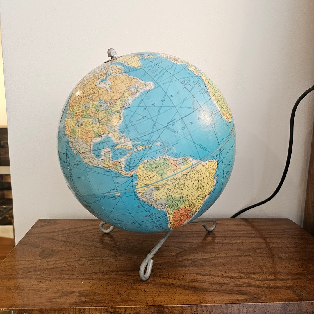 Vintage Table Top Globe