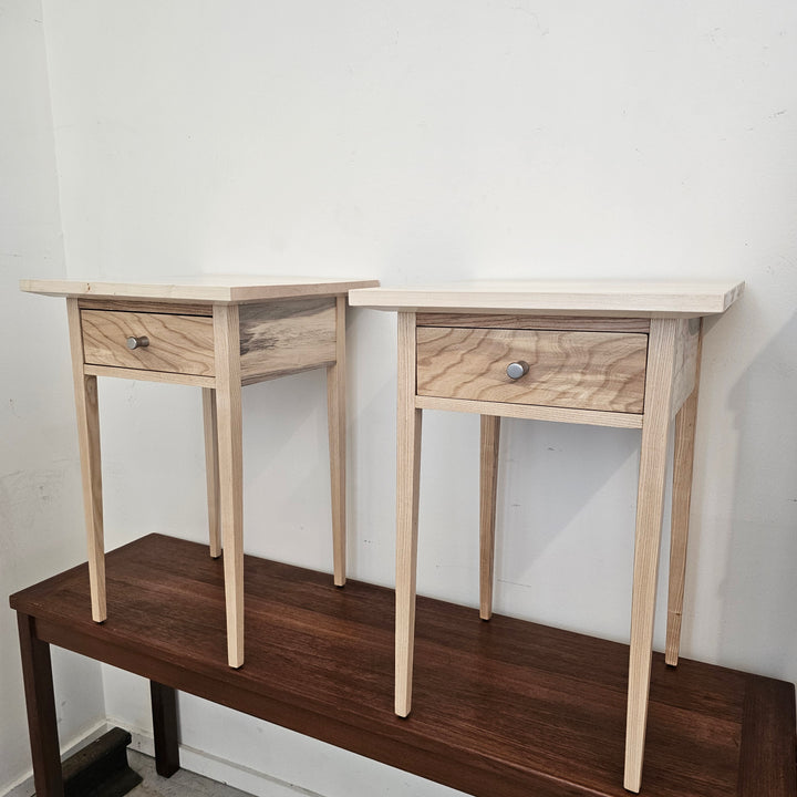 Pair of Custom Handmade Nightstand Side Tables