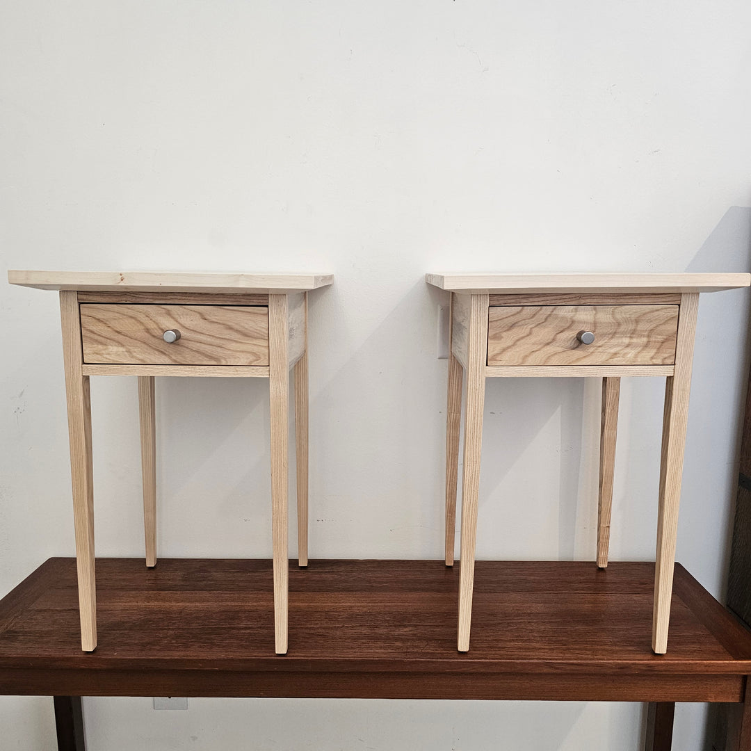 Pair of Custom Handmade Nightstand Side Tables