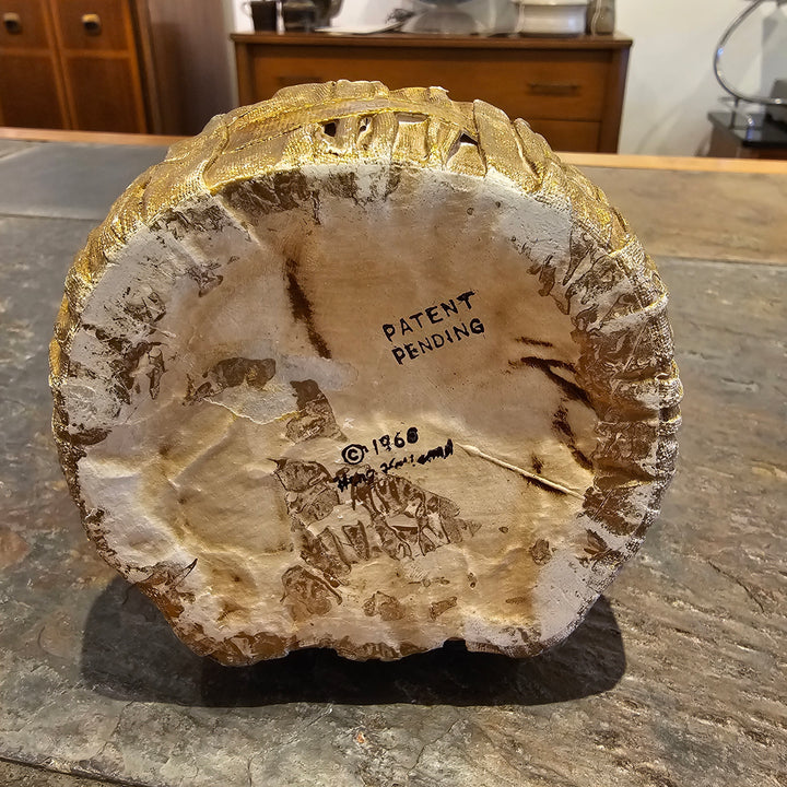 1968 Hong Horizons Paper Mache Lady Head Lipstick Holder