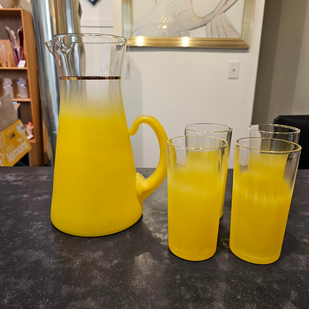 5pc Blendo Yellow Beverage Set