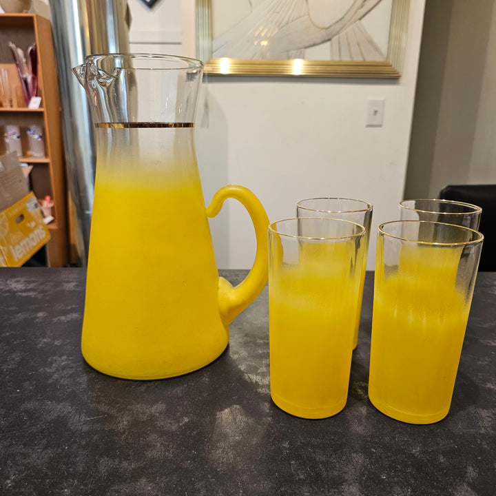 5pc Blendo Yellow Beverage Set