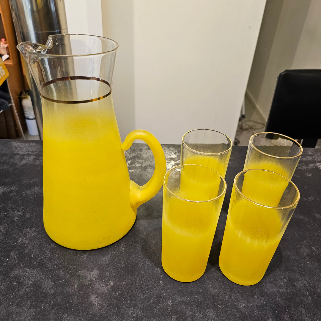 5pc Blendo Yellow Beverage Set