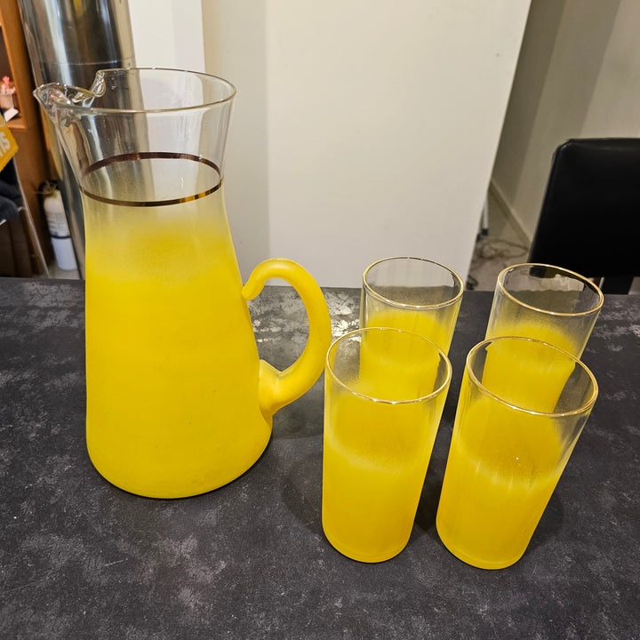 5pc Blendo Yellow Beverage Set