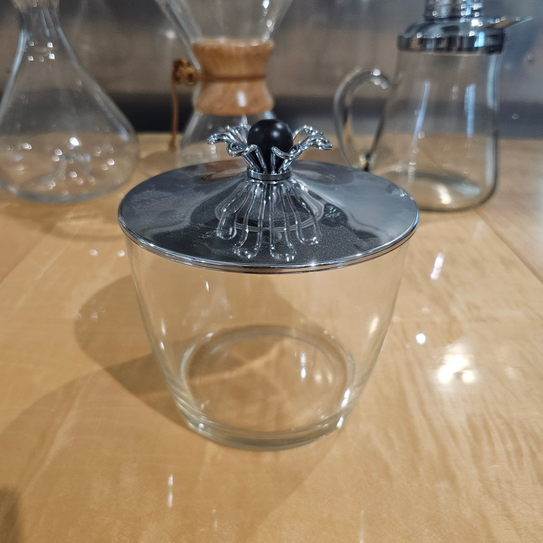 Small MCM Glass Ice Bucket