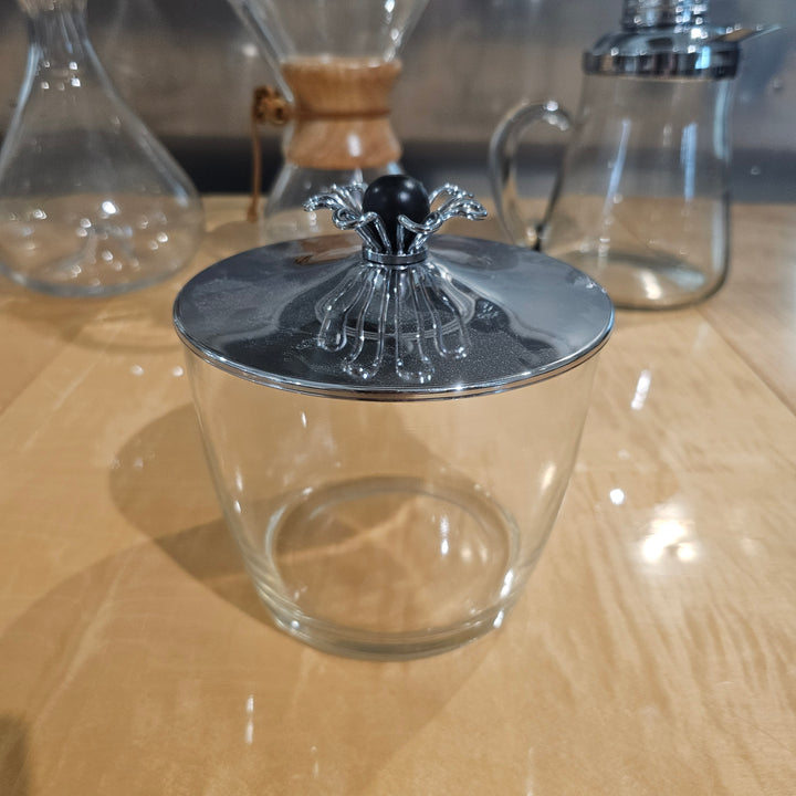 Small MCM Glass Ice Bucket