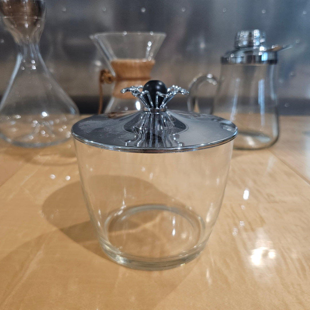 Small MCM Glass Ice Bucket