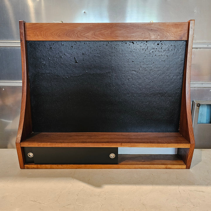 Danish Modern Wall Shelf w/ Storage