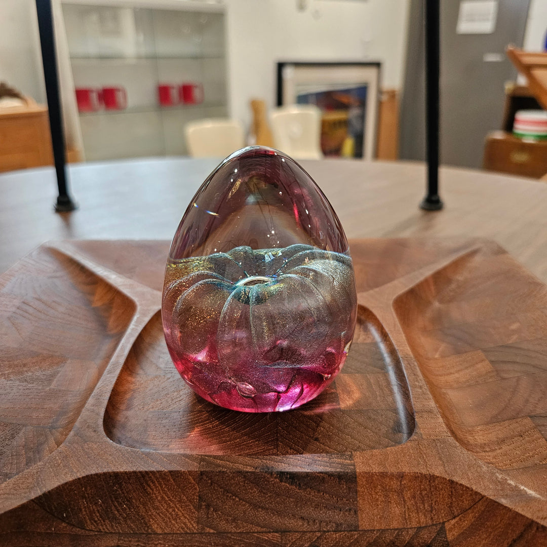 Tom Philabaum Glass Paperweight