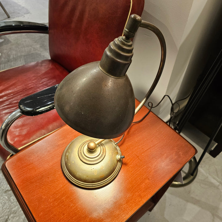 Art Deco Brass Desk Lamp