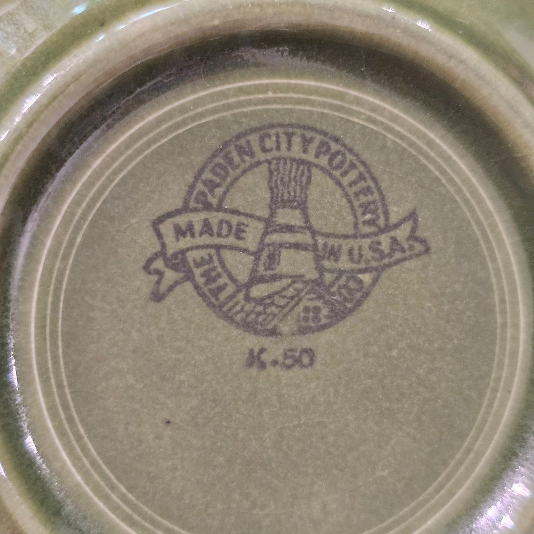 Green Paden City Pottery Dish