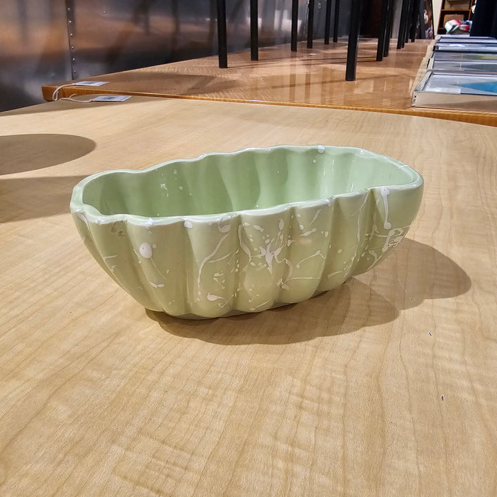 Vintage Upco Green Vase