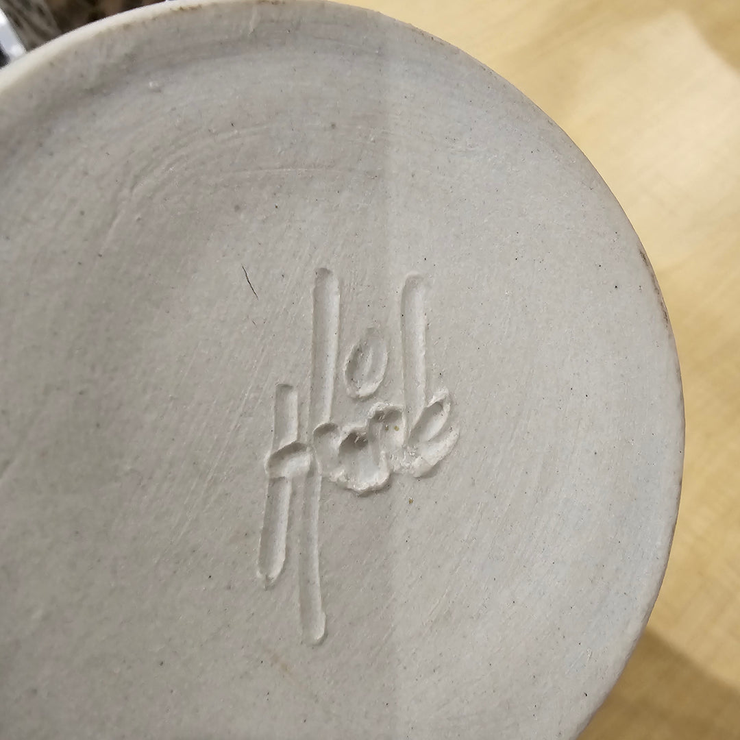 Pastel Signed Studio Pottery Vase