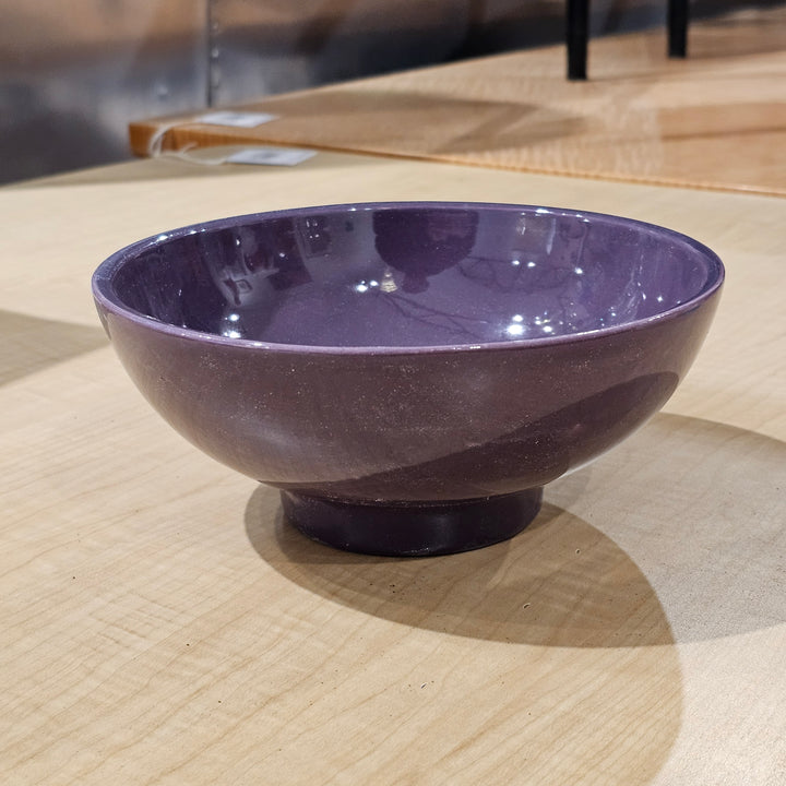 Purple Hanger Footed Bowl