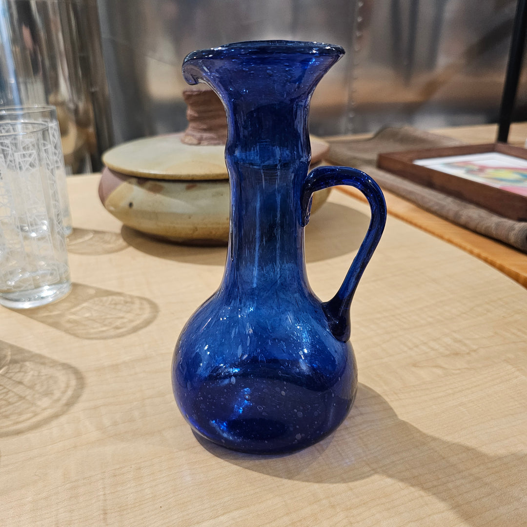 Cobalt Glass Pitcher / Vase