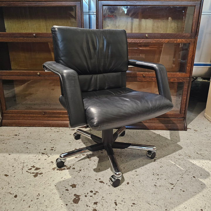 Mario Bellini Executive Leather Desk Chair for Vitra
