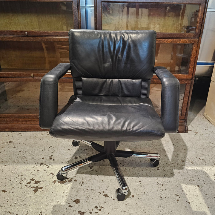 Mario Bellini Executive Leather Desk Chair for Vitra