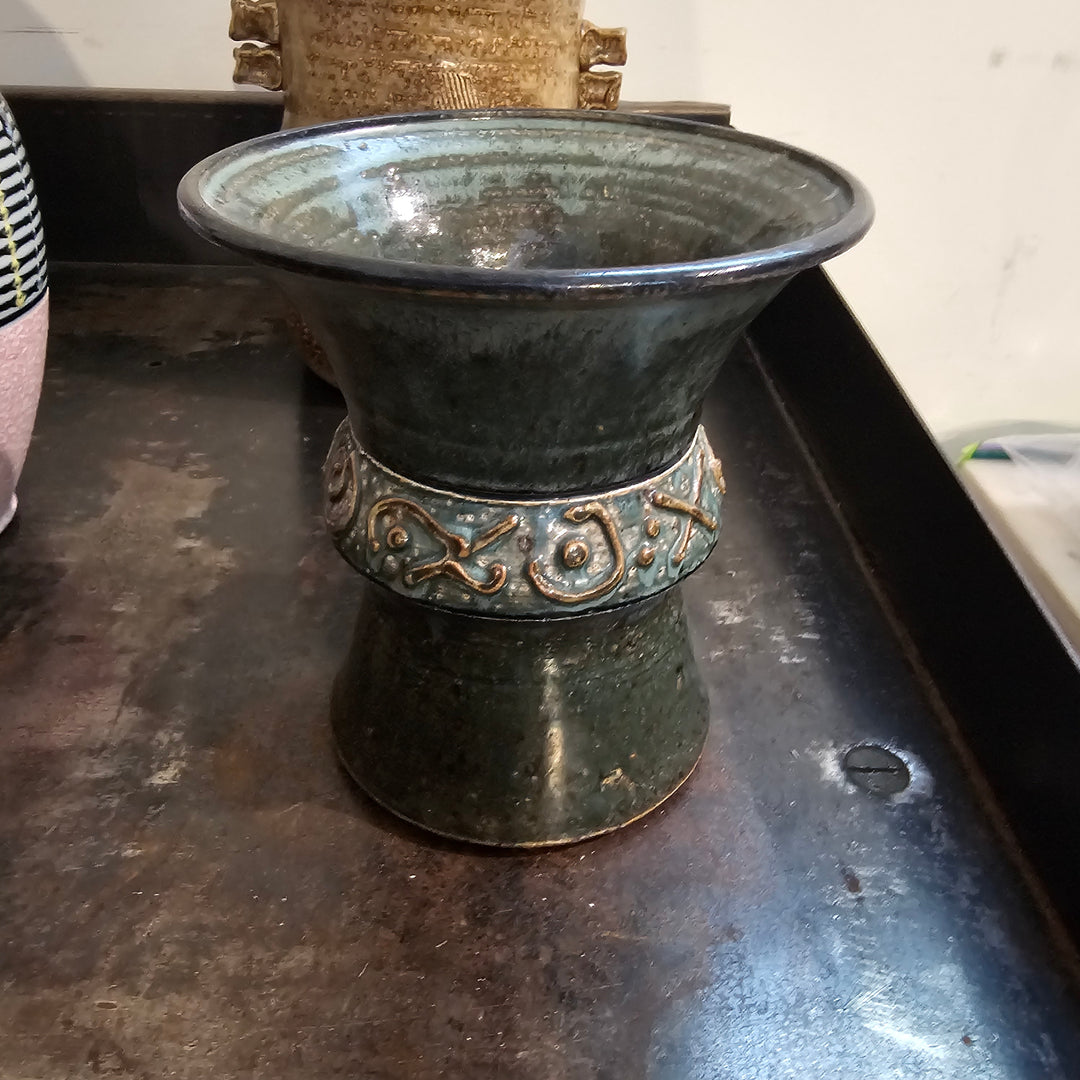 Green Ceramic Vase