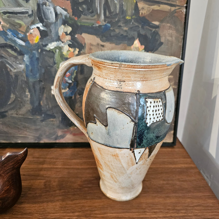 'Studio A' Abstract Pottery Pitcher
