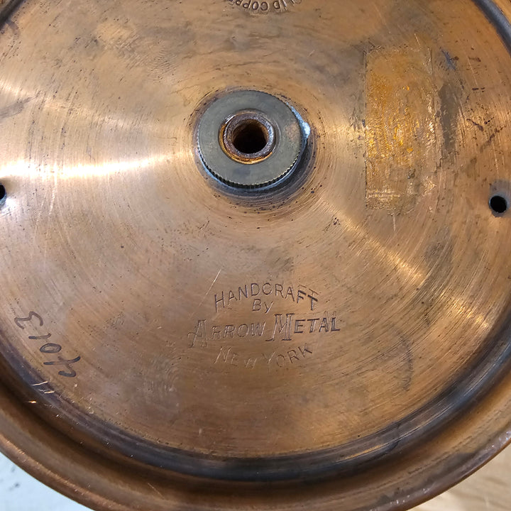 Pr. Arrow Metal Copper Vases