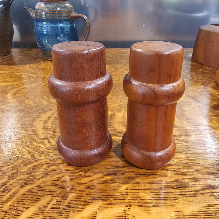Teak Salt & Pepper Shakers