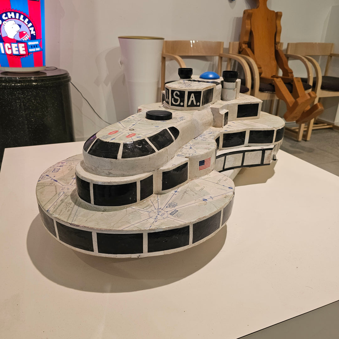 Large Paper Mache Spaceship