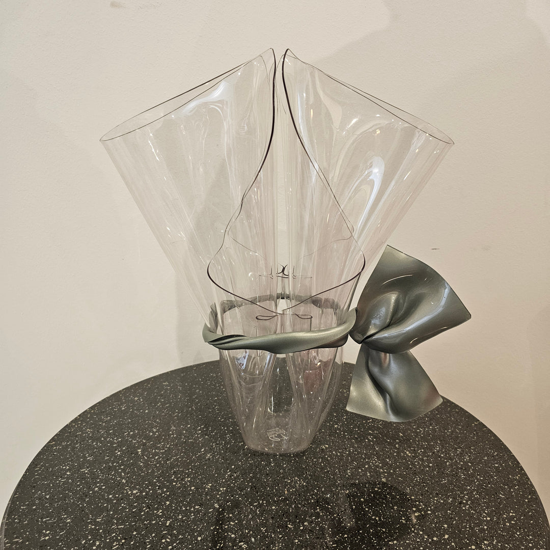 Large CT Designs Acrylic Ruffle Vase