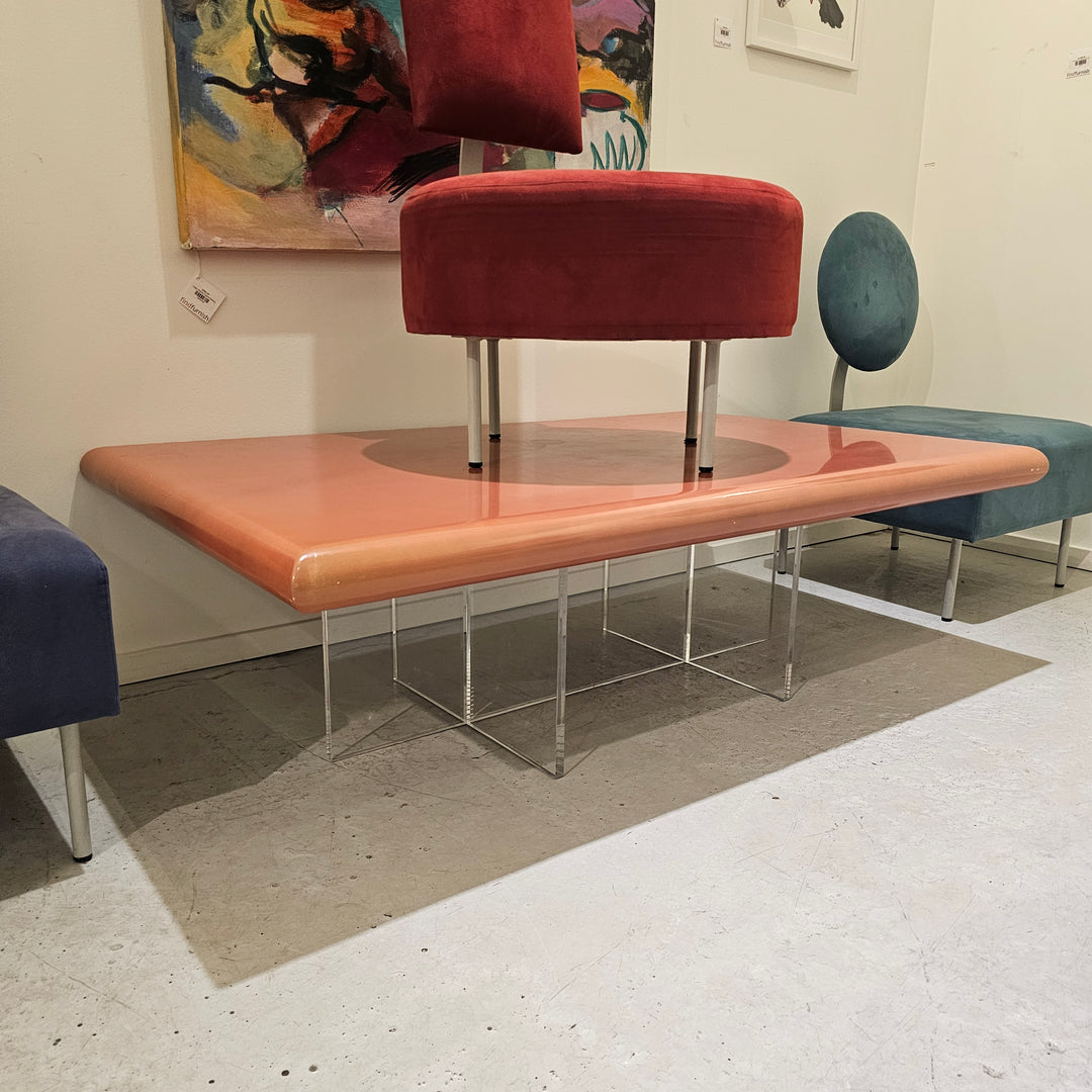 Floating Postmodern Laminate Coffee Table