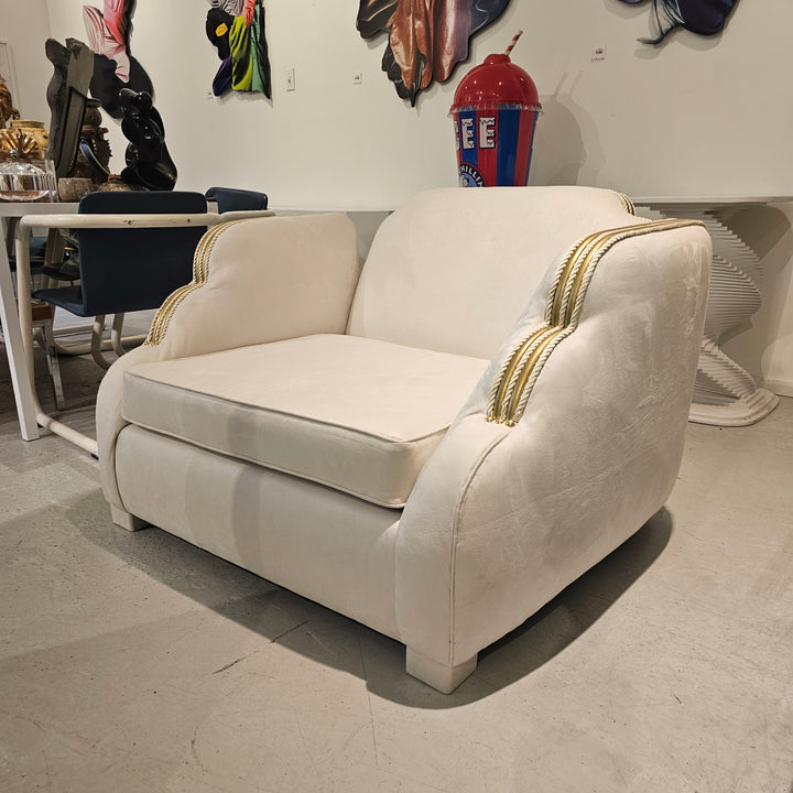 Vintage Art Deco Style Cloud Chair