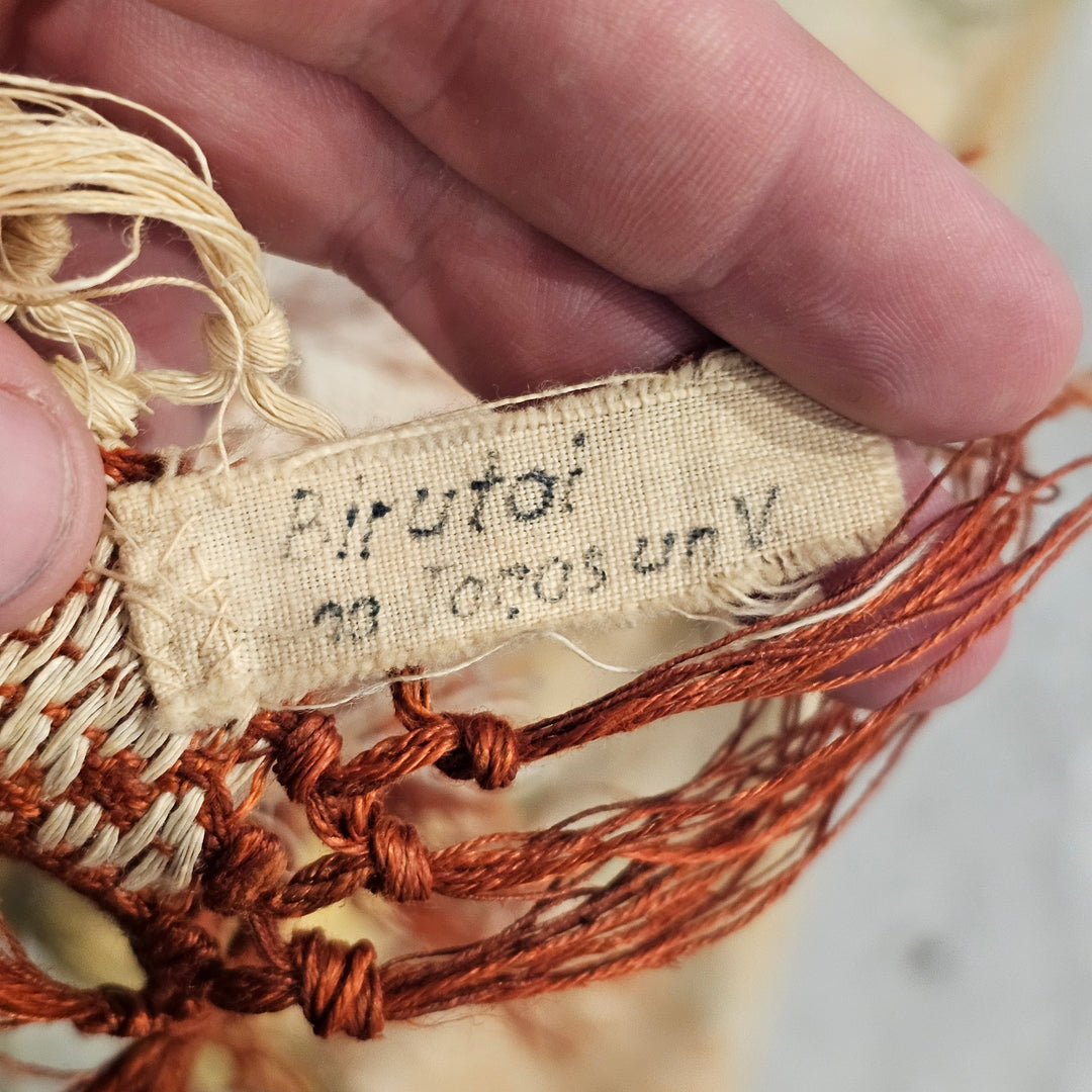 Antique Coverlet 70" x 70" (As Found)