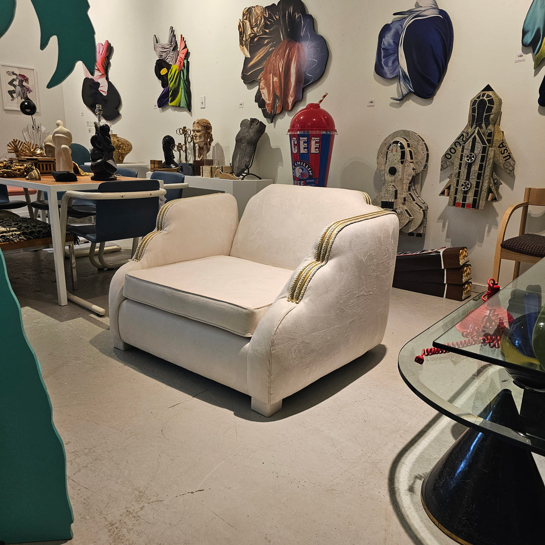 Vintage Art Deco Style Cloud Chair