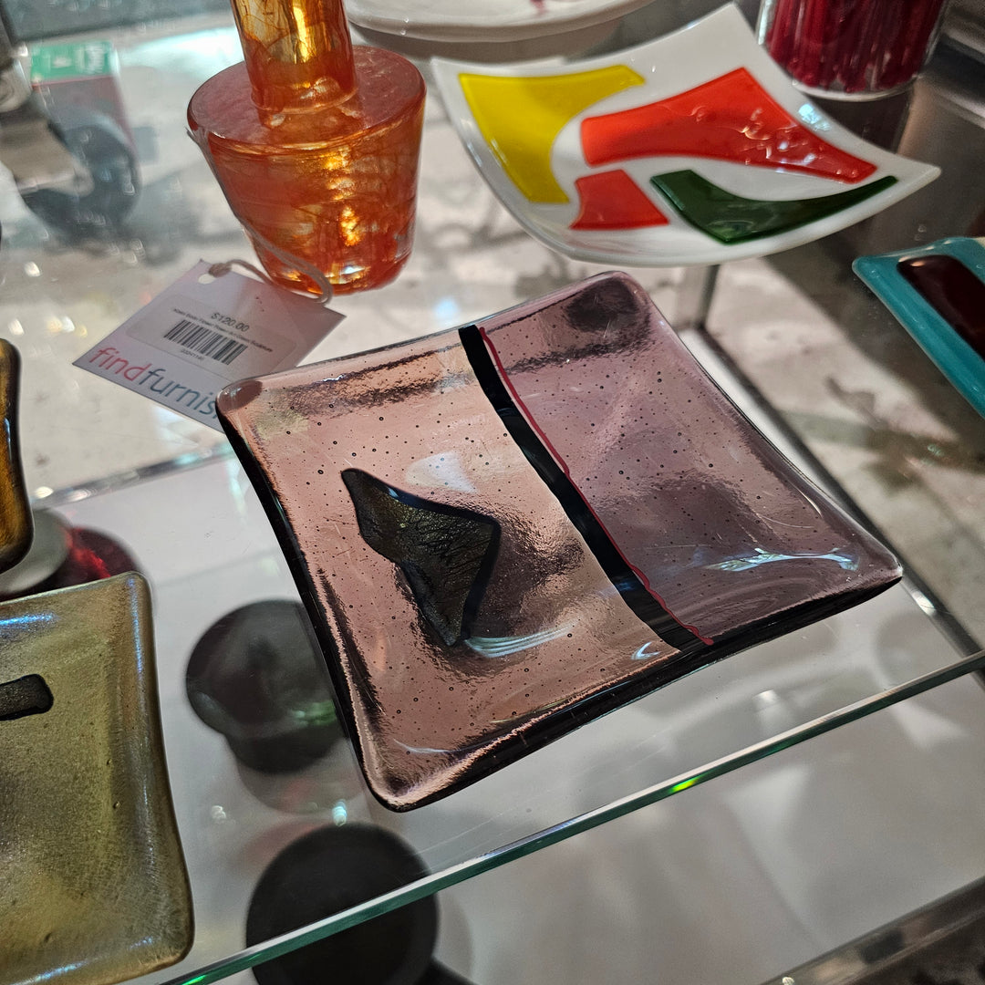 Square Fused Glass Dish