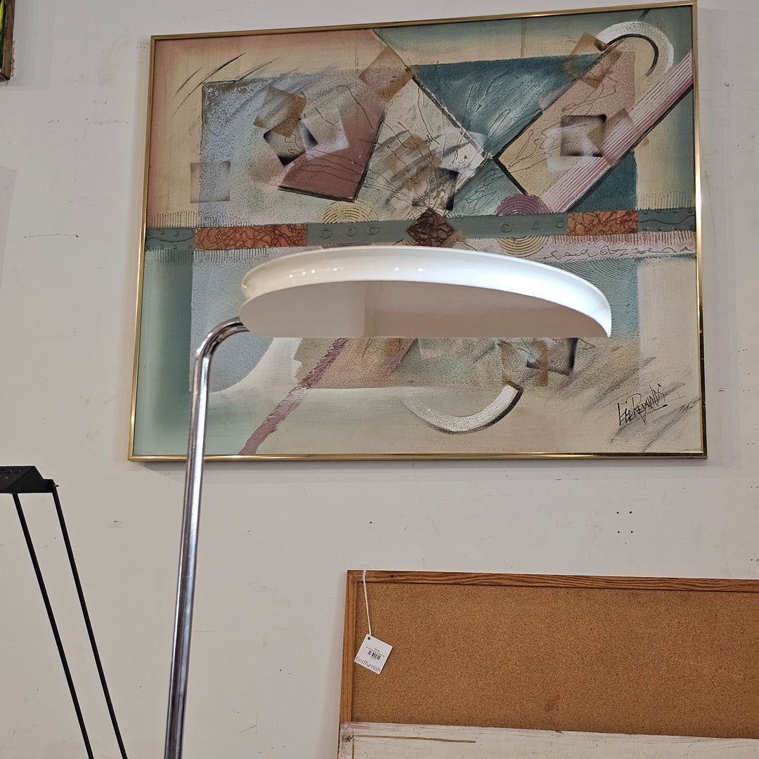 'Mezzaluna' Floor Lamp by Bruno Gecchelin for Skipper Italy (white)