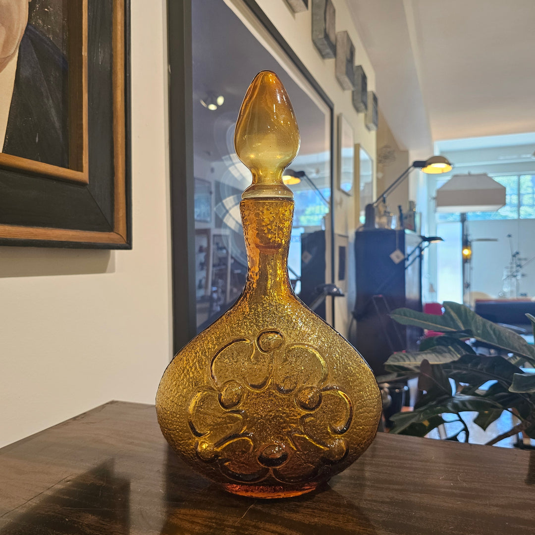 Wayne Husted for Stelvia Amber Decanter
