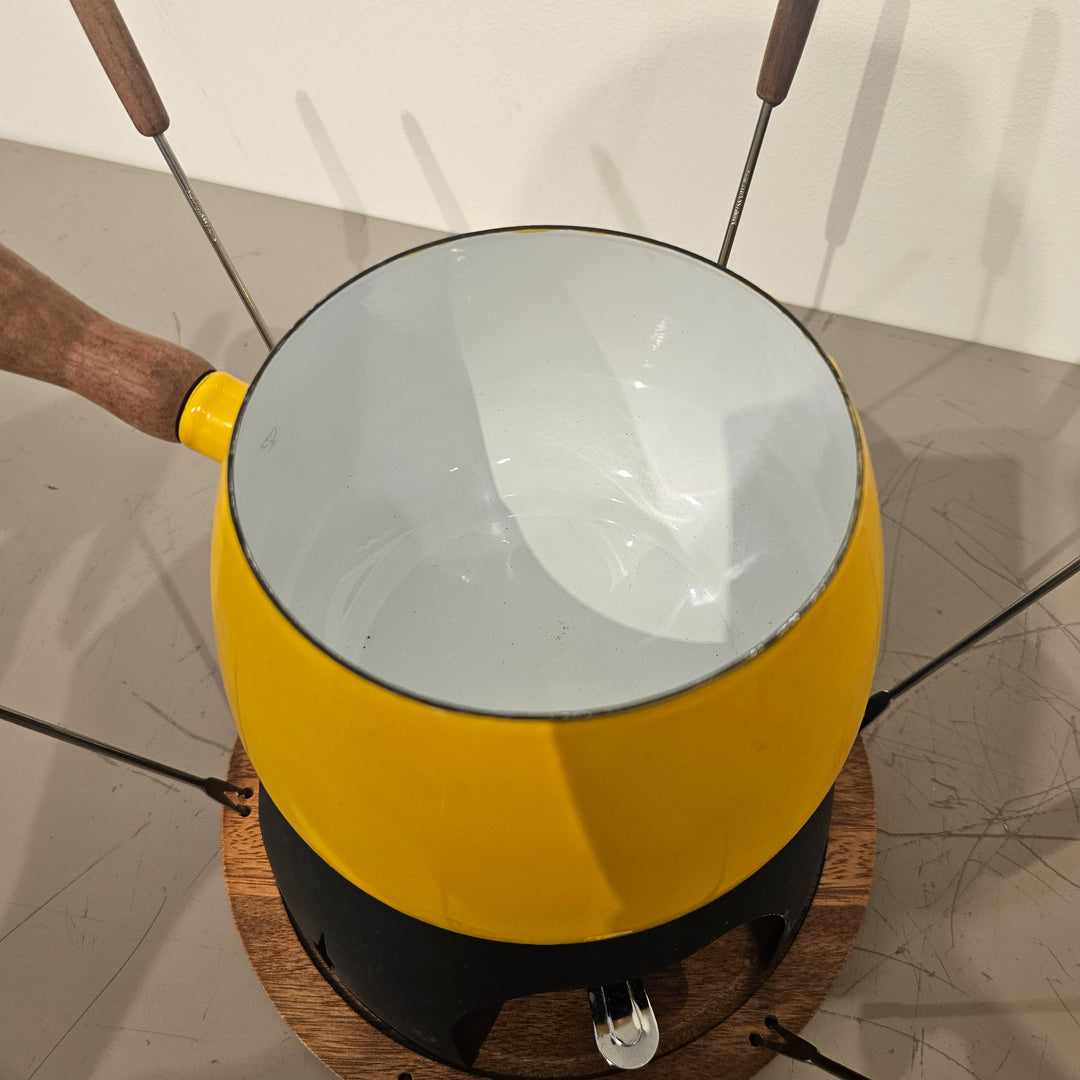 Vintage 1970's Fondue Pot Set