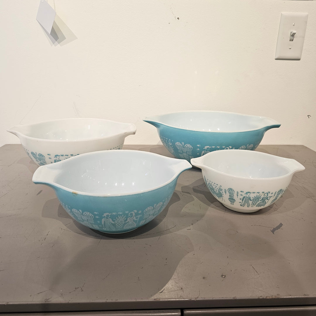 Pyrex Butterprint Cinderalla Bowls
