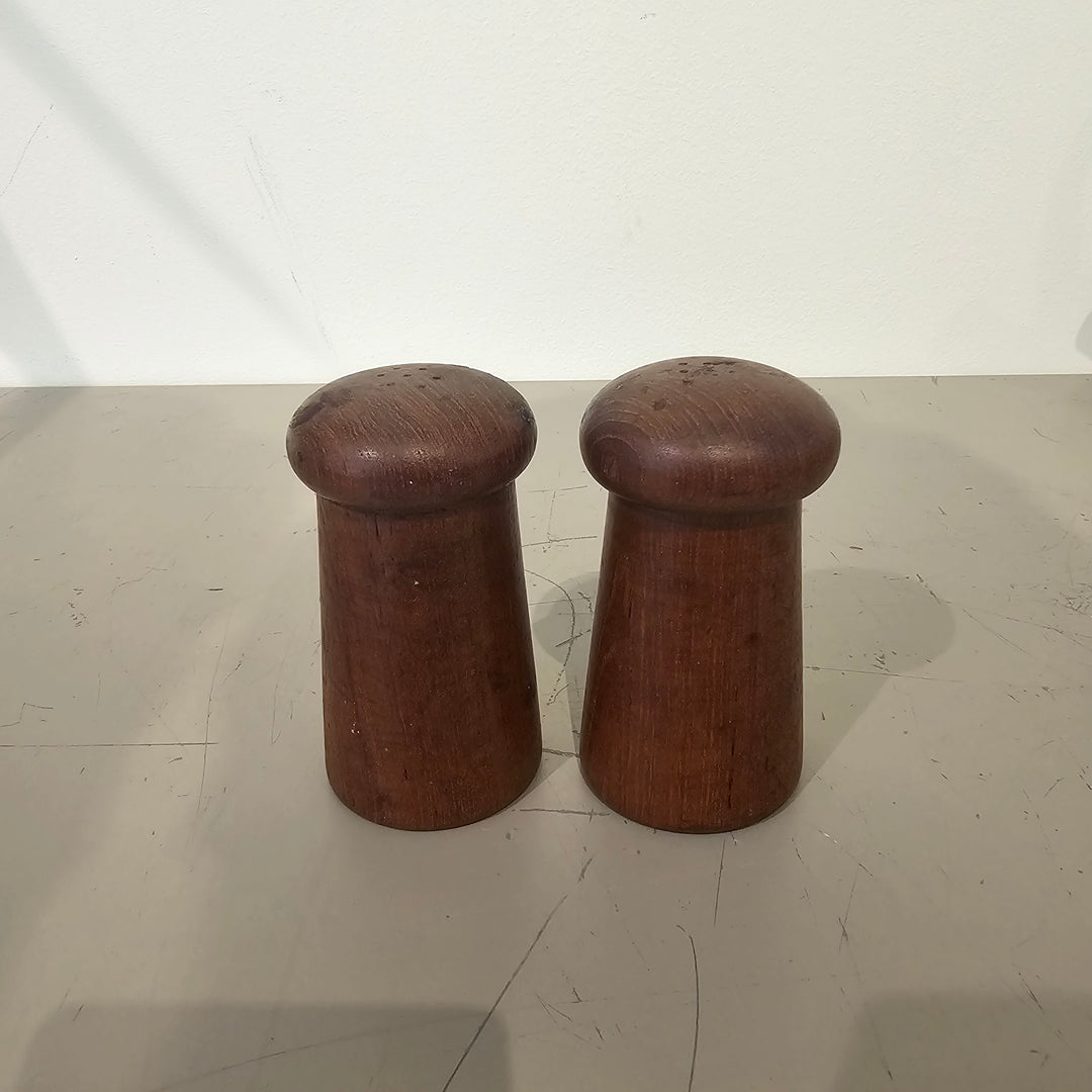 Teak Salt & Pepper Shakers