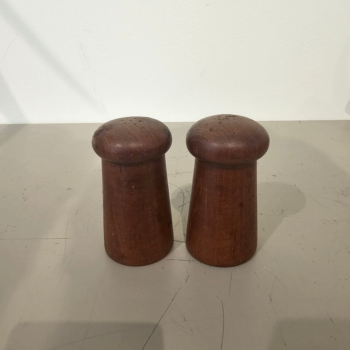 Teak Salt & Pepper Shakers