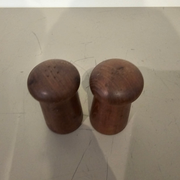 Teak Salt & Pepper Shakers