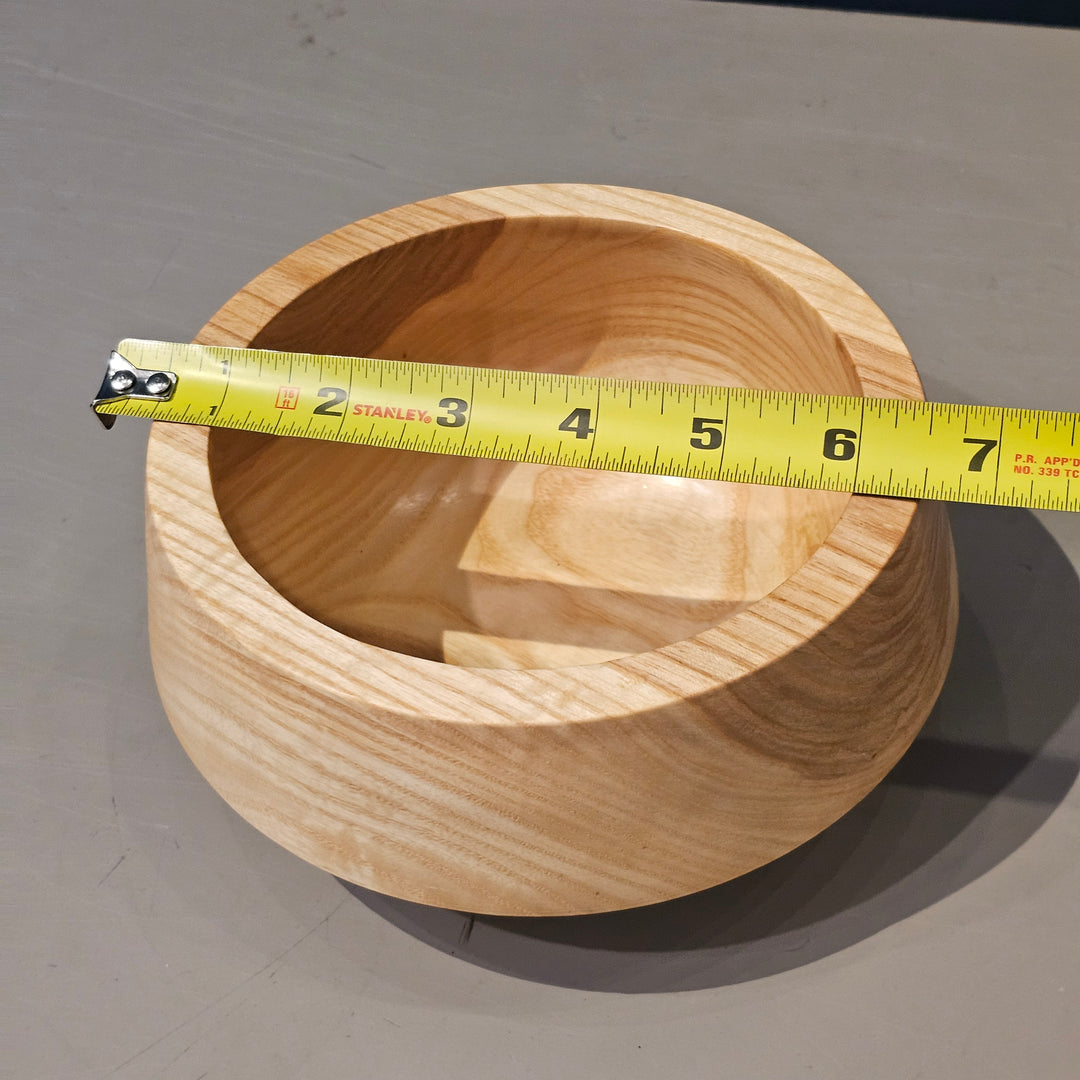Ash Wood Bowl - Signed Dennis Ciesielski