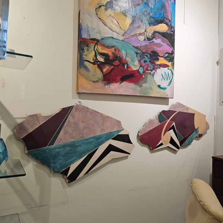 Michael Gustavson Ceramic Wall Sculpture (2pc)