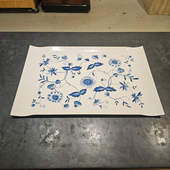 H.J. Stotter "Blue Onion" Tray & Plates