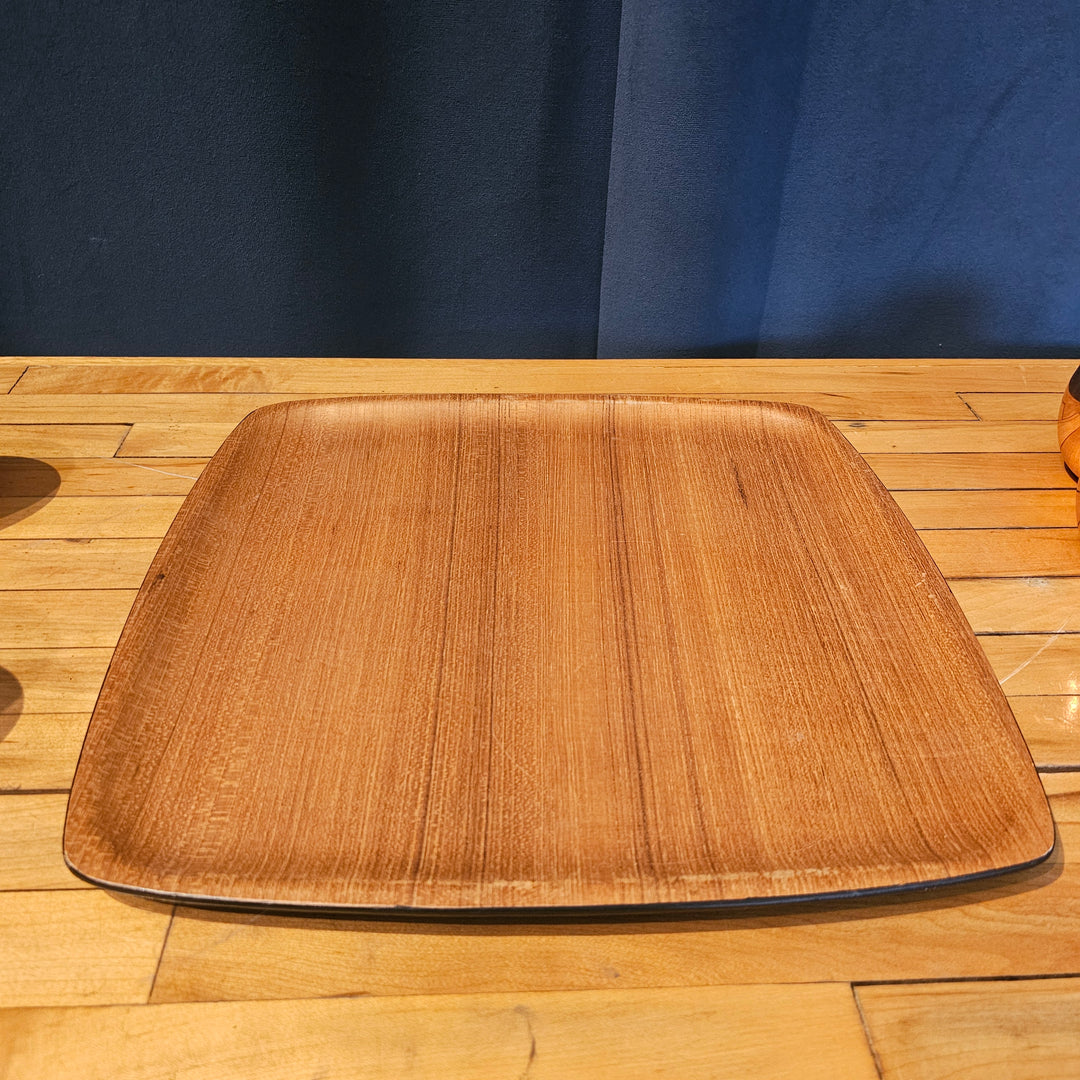 Square Wood Veneer Tray