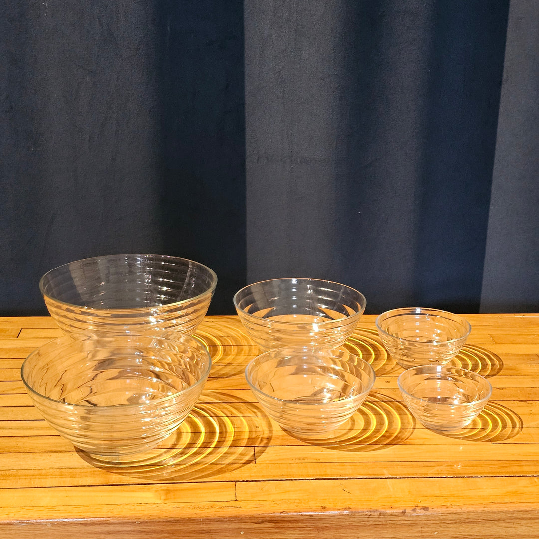 (6) French Duralex Bowl Set