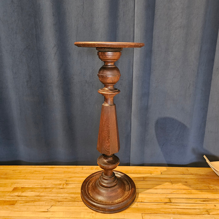 Antique Oak Plant Stand