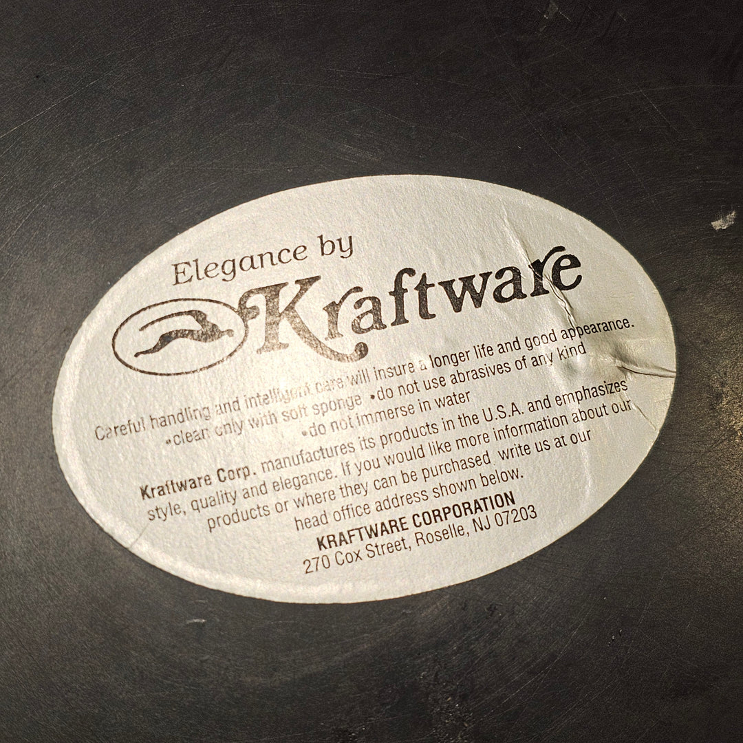 Kraftware Faux Black Marble Ice Bucket