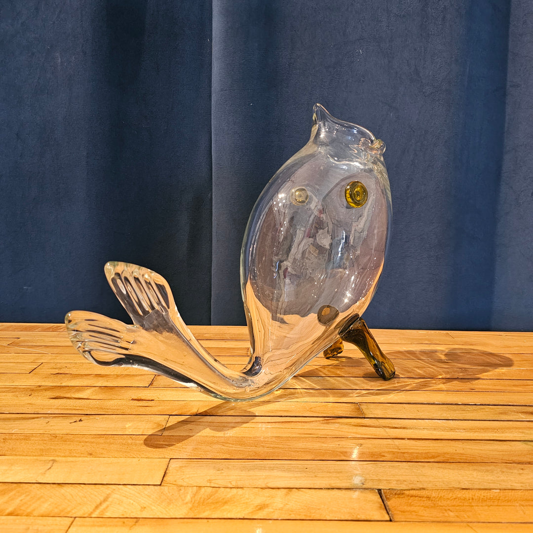 Large Italian Art Glass Fish Vase