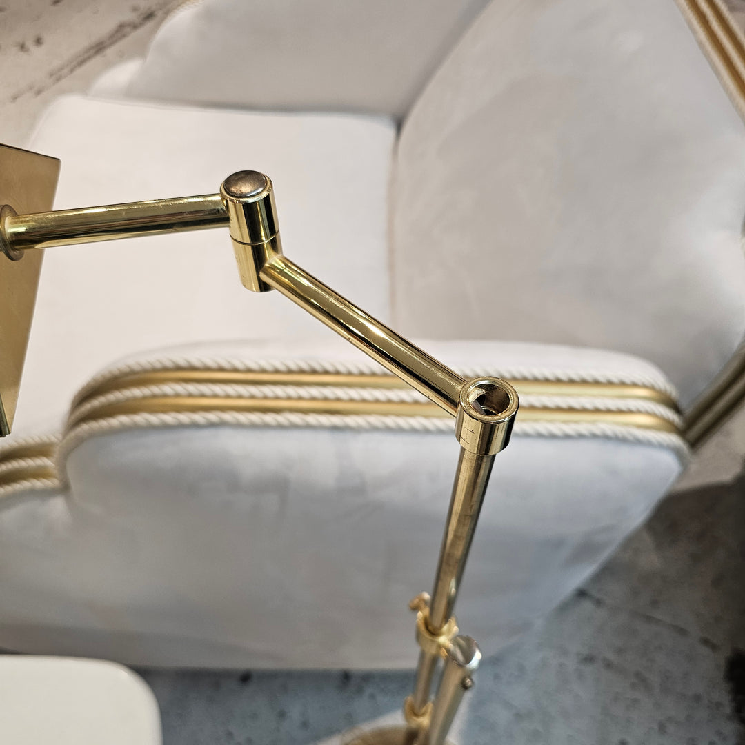 Brass Telescoping Floor Lamp